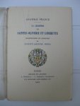France, Anatole - La légende des Saintes Oliverie et Liberette.