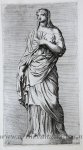 Perrier, François (1594-1649) - [Antique print, etching/ets, Rome] Medici Sybil ['Segmenta nobilium signorum et statuarum.'], published 1638.