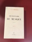 Rousseau J.J. - Dictionnaire de Musique deel 1 en 2 (2-delig)