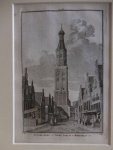 Medemblik. - Zuider-Kerk en Toren Straat te Medenblik, 1726.