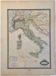 Marie Joseph François Garnier (1839-1873) - Cartography, colored lithography | Italy in 1861 (gekleurde kaart van Italie), published 1862, 1 p.