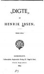 Ibsen, Henrik - Digte (Deenstalig!)