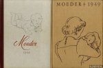 Waterink, Prof. Dr. J. - e.a. - Moeder, vakblad voor moeders - Jaargangen 1945-1949 in vier banden