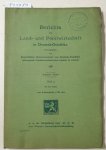 Kaiserliches Gouvernement von Deutsch-Ostafrika (Hrsg.): - Berichte über Land- und Forstwirtschaft in Deutsch-Ostafrika : Zweiter Band : Heft 4 :