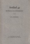 J.M. Houben - Artikel 42 Wetboek van Strafrecht. Diss.