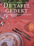 Heijnsbergen-Dokter, Ans van - De tafel gedekt. Serviesontwerpen sjabloneren.