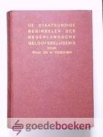 Visscher, Prof. dr. H. - De staatkundige beginselen der Nederlandsche Geloofsbelijdenis --- In hun schriftuurlijk karakter getoetst en gehandhaafd