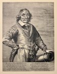 N.N. - Original lithography schoolplaten | Portret van admiraal Maarten H. Tromp, door Schoolplatenfonds Haarlem en Omstreken van "Onze Vloot", 1 p.