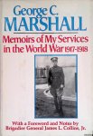 Marshall, George C. - Memoirs of My Services in the World War, 1917-1918