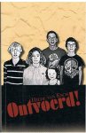 Esch, Hilde van - Ontvoerd! met krantenartikel over de schrijfster