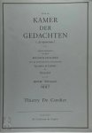 Thierry De Cordier 245810 - Over de Kamer der Gedachten (Scriptorium) E.A. zoals getoond in het Belgisch paviljoen van de tentoonstellingstuinen Giardini di Castello te Venetië n.a.v.d. XLVIIe Biënnale