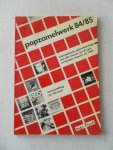 Stikvoort, Jos samenstelling - Popzamelwerk 84/85 Internationale platenkatalogus met alle nieuwe lp & ep`s rerleases imports uit 1984
