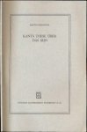 Heidegger, Martin - Kants These über das Sein