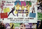Singin' in the rain - [Affiche voor de filmvertoning van de Amerikaanse musical Singin'in the rain in het City Theatre in Bogor vanaf vrijdag 10 juli 1953]