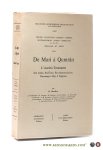 Cazelles, H. / a.o. - De Mari à Qumrân. L'Ancien Testament. Son milieu. Ses Écrits. Ses relectures juives. Hommage à Mgr J. Coppens Volume I.