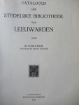 Visscher, R - Catalogus der Stedelijke bibliotheek Leeuwarden
