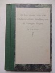 Hullu, J. de. - Uit het leven van den Cadzandschen landbouwer in vroeger dagen.
