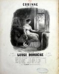 Bordèse, Luigi: - Corinne. Scène lyrique. Paroles de E. Plouvier. No. 1. Sopran Bordèse, Luigi: - Corinne. Scène lyrique. Paroles de E. Plouvier. No. 1. Sopran
