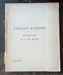  - Tableaux modernes collection  H. C. du Bois à La Haye. Album de planches