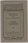 Schoevers, A.A. - Dicteerboek Nederlandsch