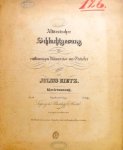 Rietz, Julius: - Altdeutscher Schlachtgesang für einstimmigen Männerchor und Orchester. Op. 12. Klavierauszug