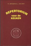 GRINGOIRE, TH.; - REPERTORIUM VOOR DE KEUKEN, 2017.