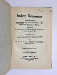 Sleumer, Albert - Index Romanus; Verzeichnis Sämtlicher auf dem römischen index stehenden Deutschen Bücher