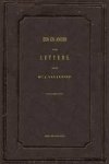 Lennep, van J. Mr. - Een en ander over letters