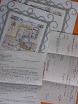 Folder - geboorte- herinneringstegel bestaande uit 4 stuks