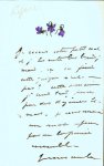 Réjane, Gabrielle Réju (1856-1920): - [2 Lettres autographes signées]