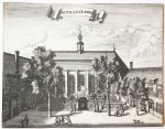 After Commelin, Caspar (1636-1693) - [Copperplate engraving Amsterdam] Oude Stadthuys, ca 1726.