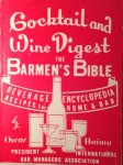 Haimo, Oscar - Cocktail and Wine Digest - the Barmen's Bible