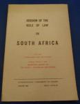 Falk, prof. Richard A. - Erosion of the rule of law in South Africa