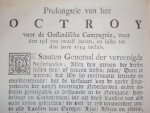 Convoluut van 19 pamfletten uit periode 1687-1748 - Recueil van alle de placaten, ordonnantien [...] betreffende de admiraliteyten, convoyen, licenten en verdere Zeesaaken