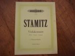 Stamitz; Carl (1745–1801) - Violakonzert D-dur; opus 1; voor Altviool, piano (herausgegeben von Clemens Meyer)