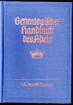 Red. - GENEALOGISCHES HANDBUCH DES ADELS - Adelslexicon Band I A-Bon (Band 53 der Gesamtreihe)