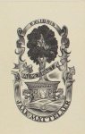Jaegher, Luc. de. - Exlibris van Jaak Mattelaer.