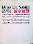 Koop, Albert J. & Inada Hogitaro - Japanese Names and How to Read Them: A Manual for Art Collectors and Students
