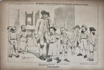 Braakensiek, Johan (1858-1940) - [Original lithograph/lithografie by Johan Braakensiek] De Liberale Unie en het Algemeen Nederlandsch Werklieden-Verbond, 4 Maart 1894, 1 pp.