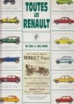 Bellu, R - Toutes Les Renault De 1898 a nos jours