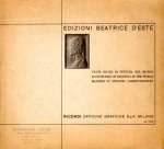  - Edizioni Beatrice d'Este