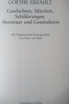 Goethe, JohannWolfgang von - Matt Peter von - Goethe erzahlt. Met Begeleittexten herausgegeven von Peter von Matt