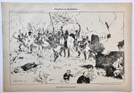 Braakensiek, Johan (1858-1940) - [Original lithograph/lithografie by Johan Braakensiek] Engeland in Zuid-Afrika, 11 Augustus 1901, 1 pp.