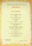 HAL - Menu Card Holland America Line rms Statendam 1935