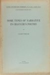 Schaar, Claes. - Some types of narrative in Chaucer's poetry.