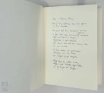 Stefan Hertmans - Muziek voor de overtocht [Bibliofiele uitgave - 20 ex.] gedichten 1975-2005