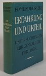 HUSSERL, E. - Erfahrung und Urteil. Untersuchungen zur Genealogie der Logik. Redigiert und herausgegeben von L. Landgrebe.