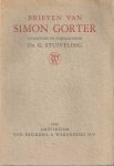 Gorter, Simon - Brieven van Simon Gorter. Uitgegeven en ingeleid door G. Stuiveling.