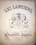  - Les lanciers. Quadrille anglais. Avec l`explication des figures. Piano 2 mains