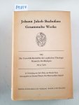 Bachofen, Johann Jakob: - Johann Jakob Bachofens Gesammelte Werke. Bd. 7. Die Unsterblichkeitslehre der orphischen Theologie Bachofen, Johann Jakob: - Johann Jakob Bachofens Gesammelte Werke. Bd. 7. Die Unsterblichkeitslehre der orphischen Theologie